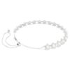 Ariana Grande X Swarovski Choker Crystal Pearl, Round Cut, White, Rhodium Plated Ariana Grande X Swarovski Choker Crystal Pearl, Round Cut, White, Rhodium Plated