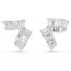 Ariana Grande X Swarovski Ear Cuffs Baguette Cut, White, Rhodium Plated Ariana Grande X Swarovski Ear Cuffs Baguette Cut, White, Rhodium Plated
