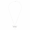 Ariana Grande X Swarovski Pendant and Brooch Crystal Pearl, Mixed Cuts, Dragonfly, White, Rhodium Plated Ariana Grande X Swarovski Pendant and Brooch Crystal Pearl, Mixed Cuts, Dragonfly, White, Rhodium Plated