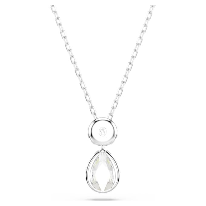 Chroma Pendant Mixed Cuts, Multicolored, Rhodium Plated Chroma Pendant Mixed Cuts, Multicolored, Rhodium Plated