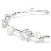 Constella Bracelet Crystal Pearl, Round Cuts, White, Rhodium Plated Constella Bracelet Crystal Pearl, Round Cuts, White, Rhodium Plated