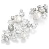 Constella Earrings Crystal Pearl, Round Cut, White, Rhodium Plated Constella Earrings Crystal Pearl, Round Cut, White, Rhodium Plated