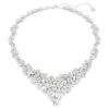 Constella Necklace Mixed Cuts, Clasp, White, Rhodium Plated Constella Necklace Mixed Cuts, Clasp, White, Rhodium Plated
