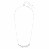 Constella Necklace Mixed Cuts, White, Rhodium Plated Constella Necklace Mixed Cuts, White, Rhodium Plated
