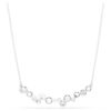 Constella Necklace Mixed Cuts, White, Rhodium Plated Constella Necklace Mixed Cuts, White, Rhodium Plated