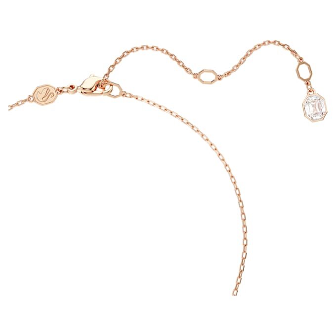 Constella Pendant Pavé, Round Cut, White, Rose Gold-Tone Plated Constella Pendant Pavé, Round Cut, White, Rose Gold-Tone Plated