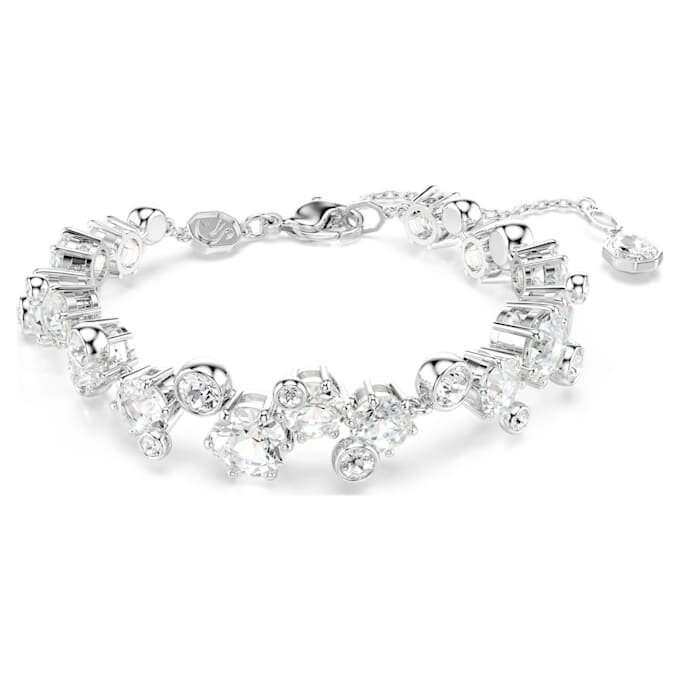 Constella Set Mixed Cuts, White, Rhodium Plated Constella Set Mixed Cuts, White, Rhodium Plated