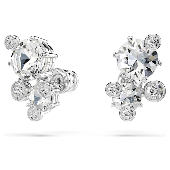 Constella Set Mixed Cuts, White, Rhodium Plated Constella Set Mixed Cuts, White, Rhodium Plated