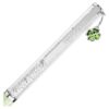Crystalline Ballpoint Pen Clover, Green, Green Lacquered, Chrome Plated