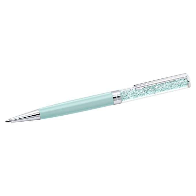 Crystalline Ballpoint Pen Green, Green Lacquered, Chrome Plated Crystalline Ballpoint Pen Green, Green Lacquered, Chrome Plated