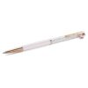 Crystalline Ballpoint Pen Heart, Pink, Pink Lacquered, Rose Gold-Tone Plated