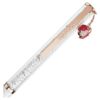 Crystalline Ballpoint Pen Ladybug, White, Red Lacquered, Rose Gold-Tone Plated