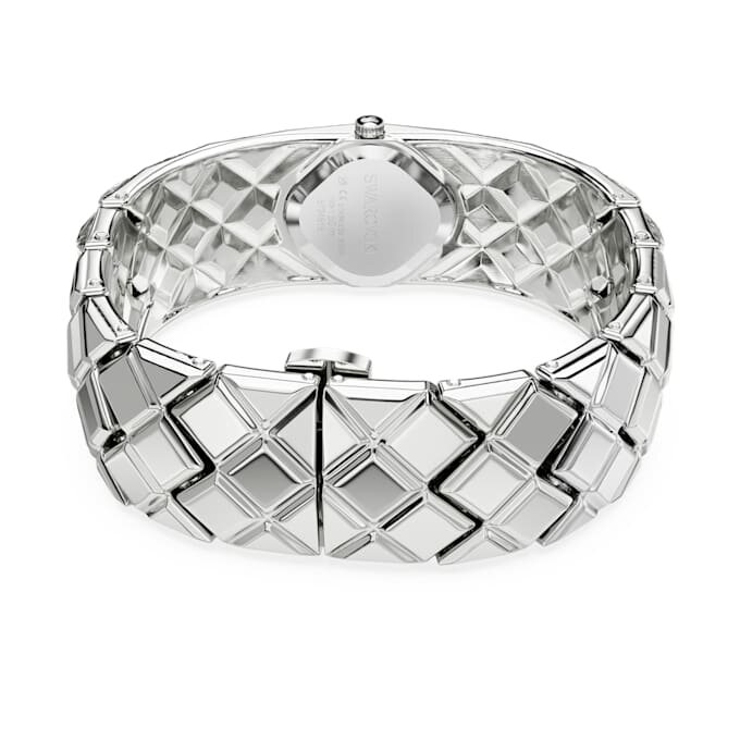 Curiosa Bangle Watch Crystal Bracelet, Silver Tone, Stainless Steel Curiosa Bangle Watch Crystal Bracelet, Silver Tone, Stainless Steel