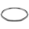 Dextera Bangle Octagon Shape, Round Cut, White, Ruthenium Plated Dextera Bangle Octagon Shape, Round Cut, White, Ruthenium Plated
