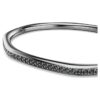 Dextera Bangle Octagon Shape, Round Cut, White, Ruthenium Plated Dextera Bangle Octagon Shape, Round Cut, White, Ruthenium Plated
