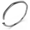 Dextera Bangle Octagon Shape, Round Cut, White, Ruthenium Plated Dextera Bangle Octagon Shape, Round Cut, White, Ruthenium Plated