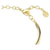 Dextera Bangle Round Cut, White, Gold-Tone Plated Dextera Bangle Round Cut, White, Gold-Tone Plated
