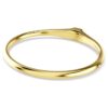 Dextera Bangle Round Cut, White, Gold-Tone Plated Dextera Bangle Round Cut, White, Gold-Tone Plated