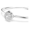 Dextera Bangle Round Cut, White, Rhodium Plated Dextera Bangle Round Cut, White, Rhodium Plated