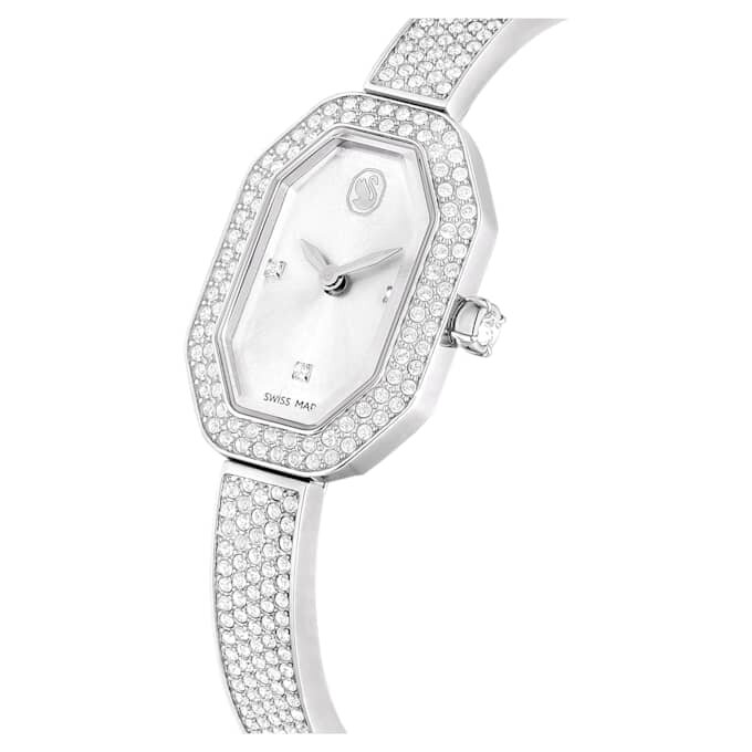Dextera Bangle Watch Swiss Made, Metal Bracelet, Silver Tone, Stainless Steel Dextera Bangle Watch Swiss Made, Metal Bracelet, Silver Tone, Stainless Steel