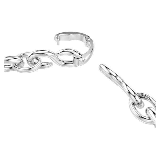 Dextera Bracelet Round Cut, White, Rhodium Plated Dextera Bracelet Round Cut, White, Rhodium Plated