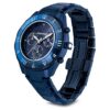 Dextera Chrono Watch 39Mm, Swiss Made, Metal Bracelet, Blue, Blue Finish Dextera Chrono Watch 39Mm, Swiss Made, Metal Bracelet, Blue, Blue Finish