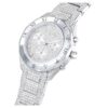 Dextera Lux Watch Swiss Made, Metal Bracelet, Silver Tone, Stainless Steel