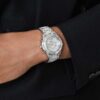 Dextera Lux Watch Swiss Made, Metal Bracelet, Silver Tone, Stainless Steel