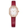Dextera Octagon Watch Swiss Made, Leather Strap, Red, Rose Gold-Tone Finish Dextera Octagon Watch Swiss Made, Leather Strap, Red, Rose Gold-Tone Finish
