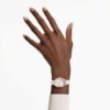 Dextera Octagon Watch Swiss Made, Leather Strap, White, Rose Gold-Tone Finish Dextera Octagon Watch Swiss Made, Leather Strap, White, Rose Gold-Tone Finish