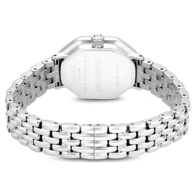 Dextera Octagon Watch Swiss Made, Metal Bracelet, Silver Tone, Stainless Steel Dextera Octagon Watch Swiss Made, Metal Bracelet, Silver Tone, Stainless Steel