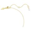 Dextera Pendant Interlocking Loop, White, Gold-Tone Plated Dextera Pendant Interlocking Loop, White, Gold-Tone Plated