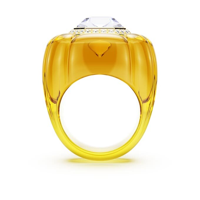 Dulcis Cocktail Ring Cushion Cut, Pavé, Yellow Dulcis Cocktail Ring Cushion Cut, Pavé, Yellow