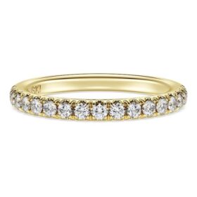 Eternity Band Ring Lab-Grown Diamonds 0.4 Ct Tw, Round Shape, 14K Yellow Gold Eternity Band Ring Lab-Grown Diamonds 0.4 Ct Tw, Round Shape, 14K Yellow Gold