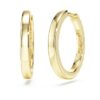 Eternity Hoop Earrings Lab-Grown Diamonds 0.5 Ct Tw, Round Shape, 14K Yellow Gold Eternity Hoop Earrings Lab-Grown Diamonds 0.5 Ct Tw, Round Shape, 14K Yellow Gold
