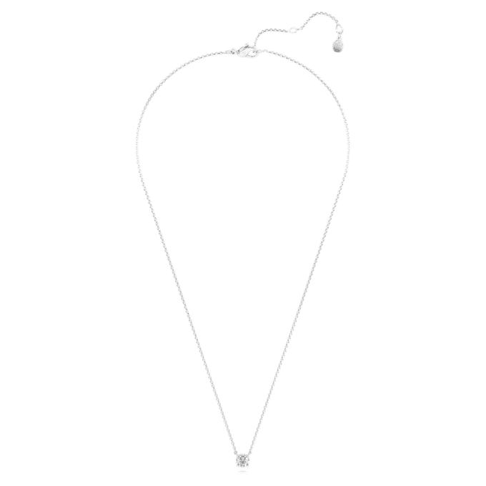 Eternity Pendant Lab-Grown Diamonds 0.5 Ct Tw, Round Shape, Sterling Silver Eternity Pendant Lab-Grown Diamonds 0.5 Ct Tw, Round Shape, Sterling Silver