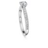 Eternity Solitaire Ring Lab-Grown Diamonds 0.7 Ct Tw, Round Shape, 14K White Gold Eternity Solitaire Ring Lab-Grown Diamonds 0.7 Ct Tw, Round Shape, 14K White Gold