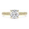 Eternity Solitaire Ring Lab-Grown Diamonds 1.2 Ct Tw, Round Shape, 14K Yellow Gold Eternity Solitaire Ring Lab-Grown Diamonds 1.2 Ct Tw, Round Shape, 14K Yellow Gold
