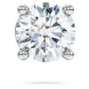 Eternity Stud Earring Lab-Grown Diamonds 0.5 Ct Tw, Single, Round Shape, 14K White Gold Eternity Stud Earring Lab-Grown Diamonds 0.5 Ct Tw, Single, Round Shape, 14K White Gold