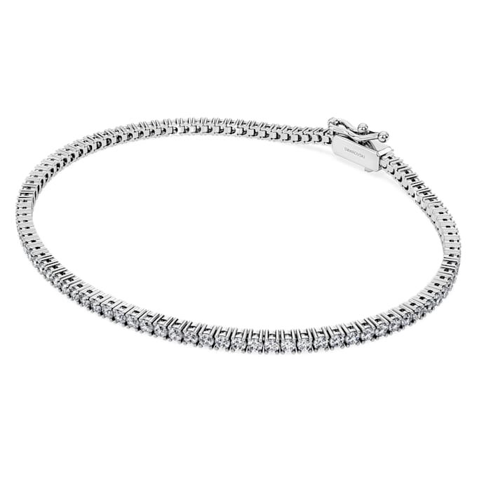Eternity Tennis Bracelet Lab-Grown Diamonds 1.5 Ct Tw, Round Shape, 14K White Gold Eternity Tennis Bracelet Lab-Grown Diamonds 1.5 Ct Tw, Round Shape, 14K White Gold