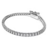 Eternity Tennis Bracelet Lab-Grown Diamonds 3 Ct Tw, Round Shape, 14K White Gold Eternity Tennis Bracelet Lab-Grown Diamonds 3 Ct Tw, Round Shape, 14K White Gold