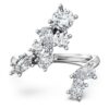 Galaxy Bypass Ring Lab-Grown Diamonds 1.25 Ct Tw, Mixed Shapes, 14K White Gold Galaxy Bypass Ring Lab-Grown Diamonds 1.25 Ct Tw, Mixed Shapes, 14K White Gold