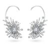 Galaxy Earrings Lab-Grown Diamonds 14.67 Ct Tw, Mixed Shapes, 18K White Gold