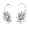 Galaxy Earrings Lab-Grown Diamonds 14.67 Ct Tw, Mixed Shapes, 18K White Gold