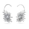 Galaxy Earrings Lab-Grown Diamonds 14.67 Ct Tw, Mixed Shapes, 18K White Gold