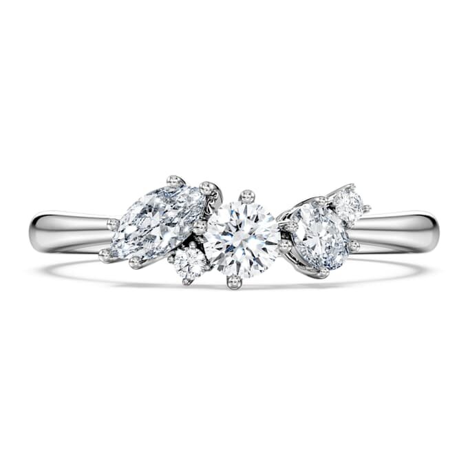 Galaxy Ring Lab-Grown Diamonds 0.43 Ct Tw, Mixed Shapes, Sterling Silver Galaxy Ring Lab-Grown Diamonds 0.43 Ct Tw, Mixed Shapes, Sterling Silver