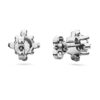 Galaxy Stud Earrings Lab-Grown Diamonds 2.1 Ct Tw, Round Shape, 14K White Gold