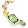 Gema Bracelet Mixed Cuts, Multicolored, Gold-Tone Plated Gema Bracelet Mixed Cuts, Multicolored, Gold-Tone Plated