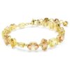 Gema Bracelet Mixed Cuts, Yellow, Gold-Tone Plated Gema Bracelet Mixed Cuts, Yellow, Gold-Tone Plated