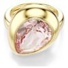 Gema Motif Ring Set (3), Multicolored, Gold-Tone Plated Gema Motif Ring Set (3), Multicolored, Gold-Tone Plated